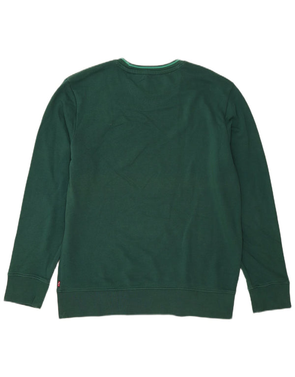 Levi's Herre Sweatshirt Jumper XL Grøn Bomuld