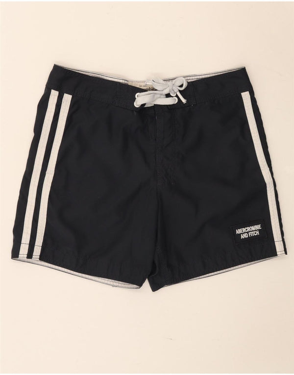 Abercrombie & Fitch Badeshorts til mænd Medium Navy Blue Colourblock
