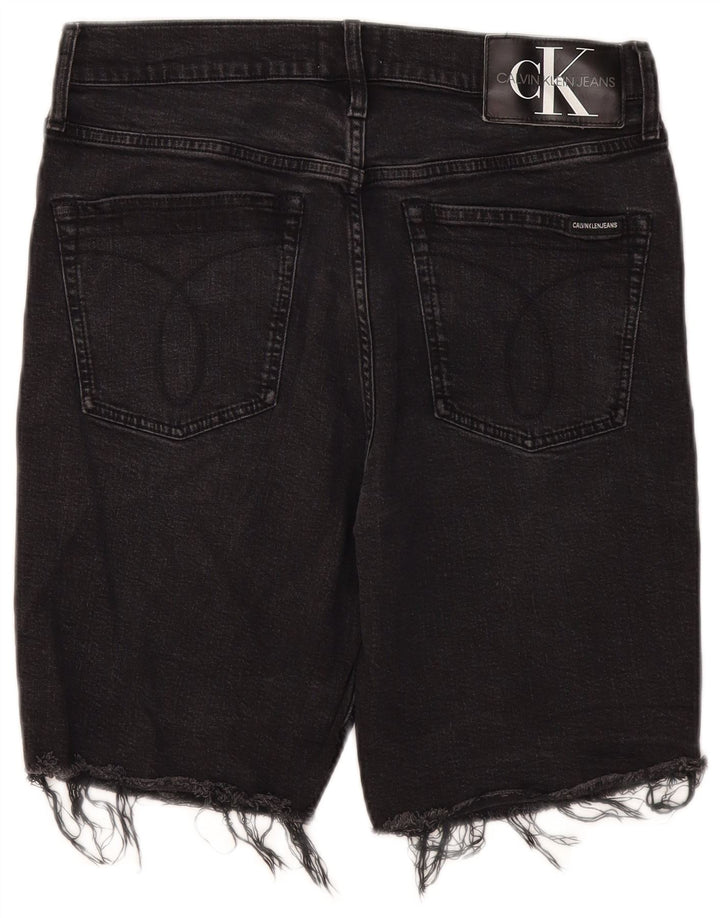 Calvin Klein Herre Denim Shorts W31 Medium Sort Bomuld