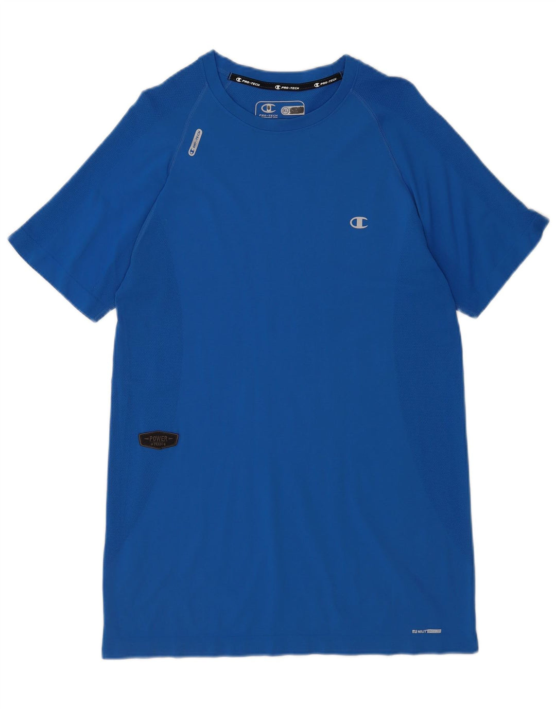 Champion Herre Høj T-Shirt Top XL Blå