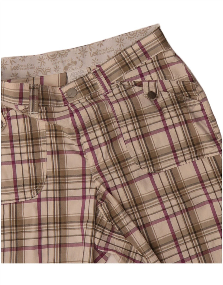 Lee Dame Casual Shorts US 8 Medium W30 Beige ternet bomuld