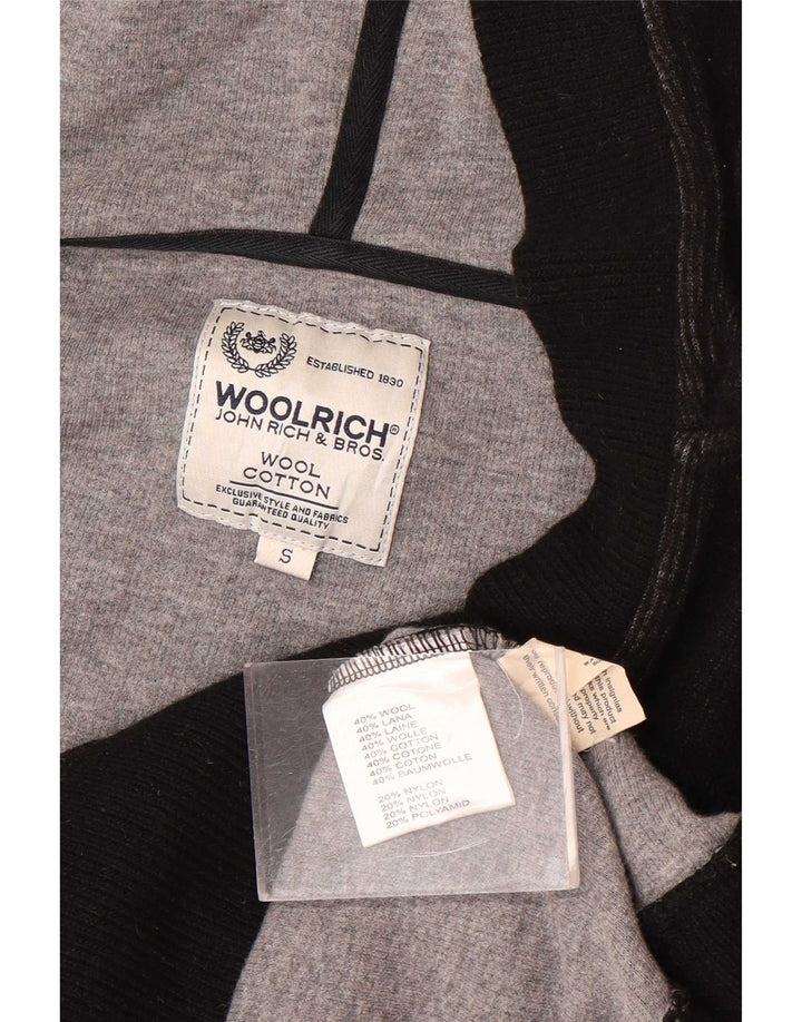 Woolrich Dame Hættetrøje UK 10 Small Black Wool