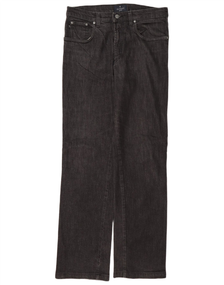 Trussardi Straight Jeans til mænd W34 L33 Grå bomuld