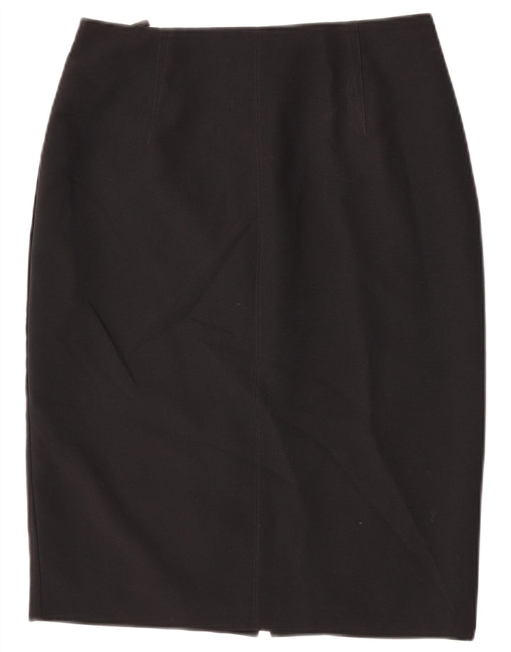 Marks & Spencer Pencil Nederdel til kvinder UK 8 Small W27 Black Polyester