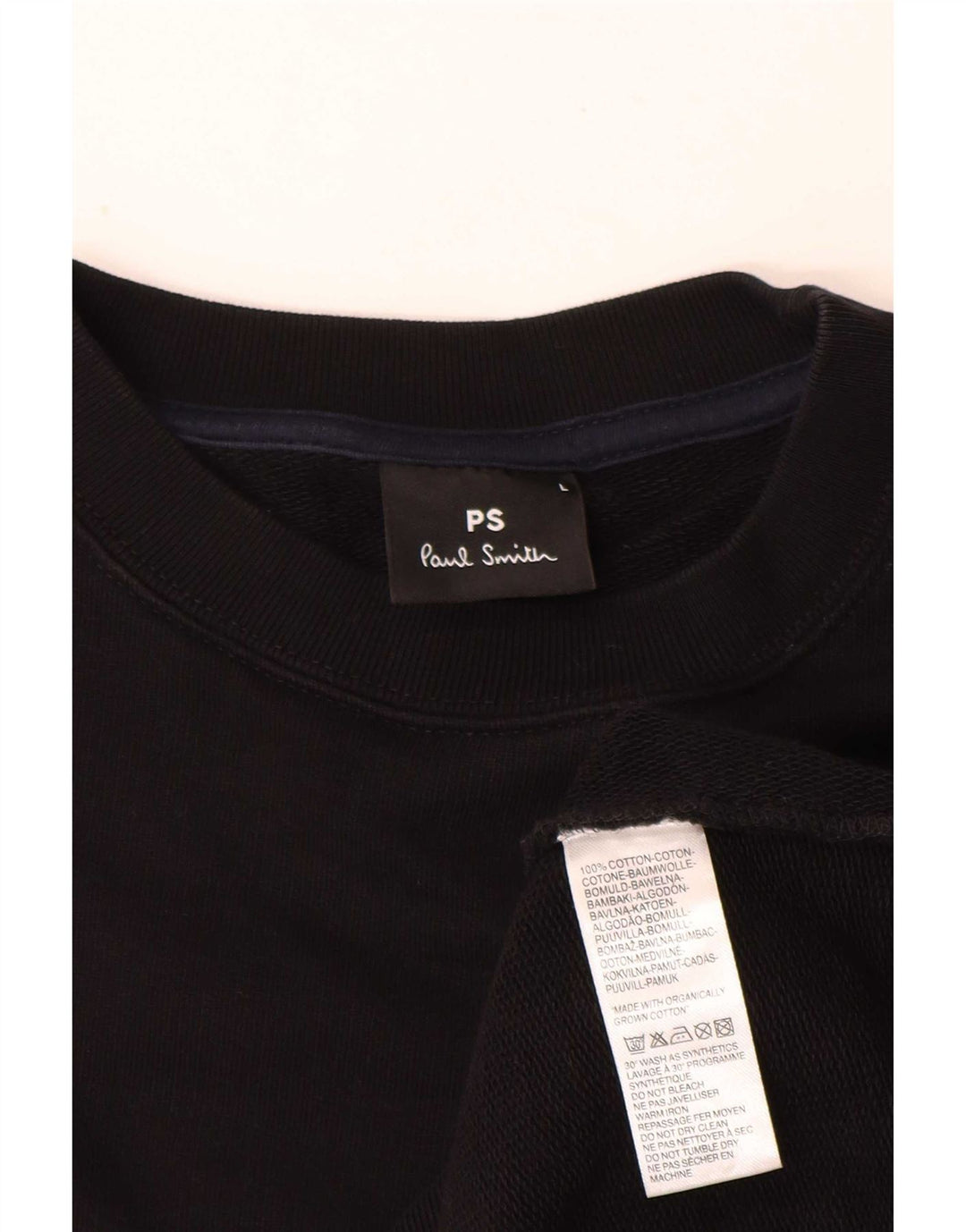 Paul Smith Sweatshirt til mænd, stor sort bomuld