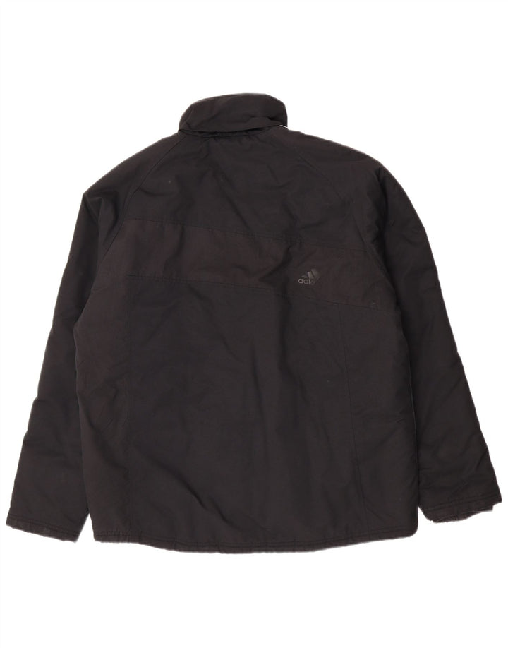 Adidas Herre Windbreaker Jacket UK 38 Medium Sort Polyamid