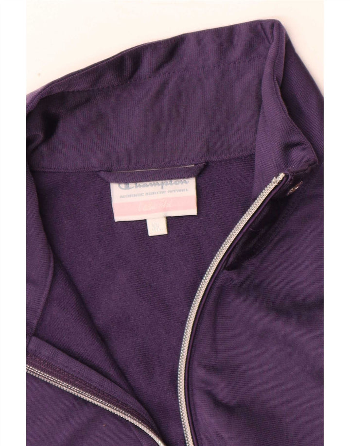 Champion Womens træningsdragt Topjakke UK 18 XL Lilla