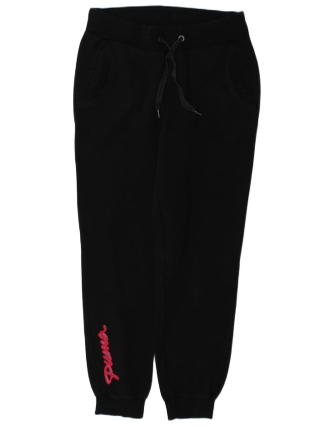 Puma Graphic Tracksuit Bukser til kvinder Joggers UK 12 Medium Black