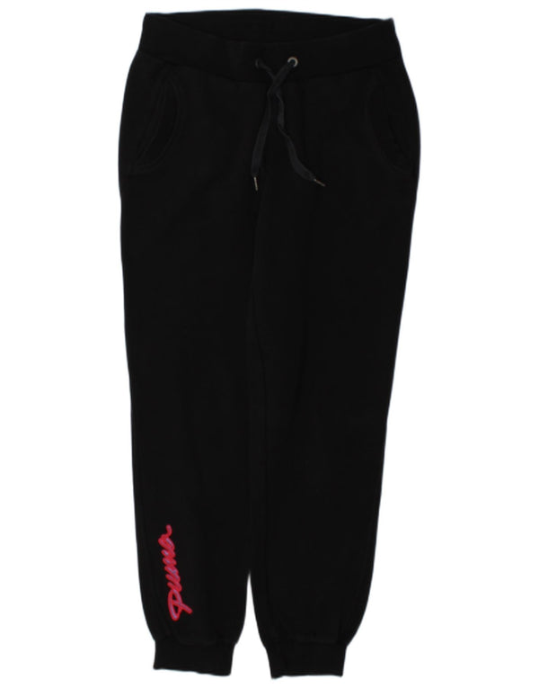Puma Graphic Tracksuit Bukser til kvinder Joggers UK 12 Medium Black