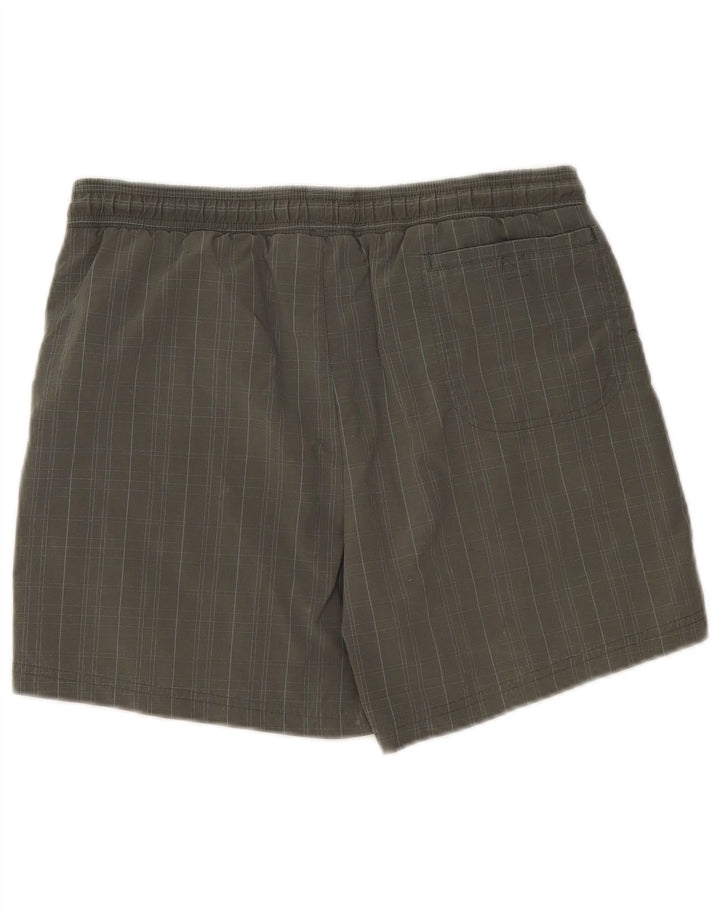 Adidas Badeshorts til mænd Small Khaki Check