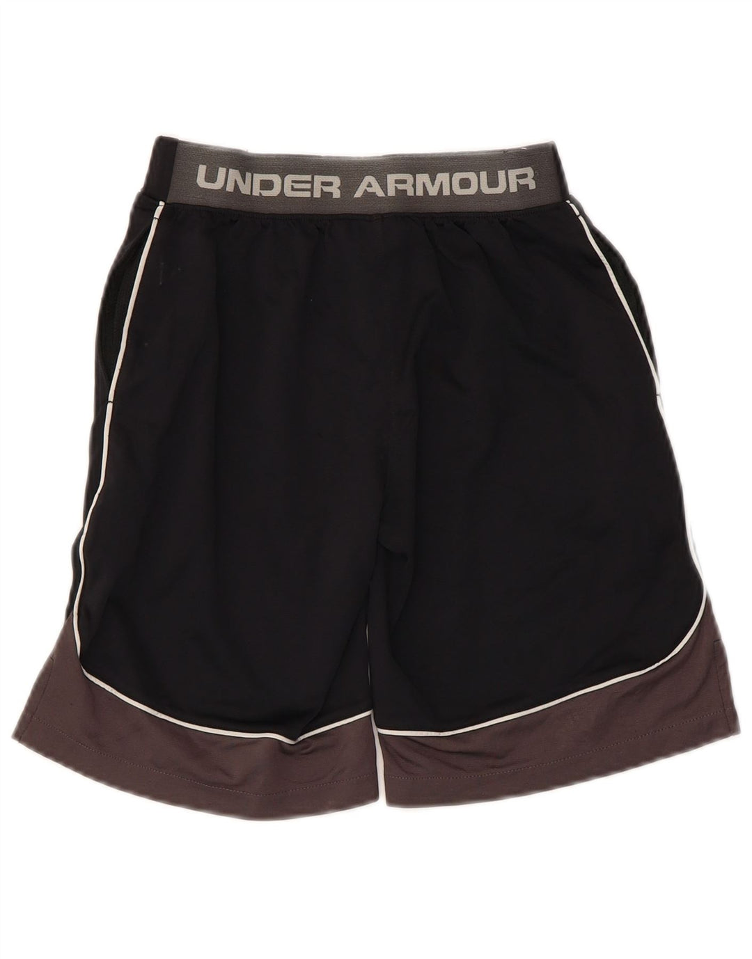 Under Armour drenge grafiske sportsshorts 7-8 år Small Black Colourblock