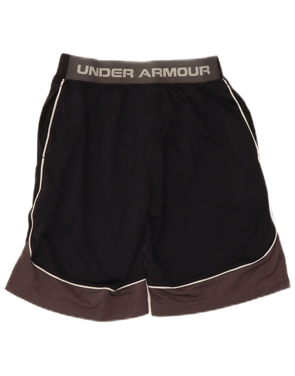 Under Armour drenge grafiske sportsshorts 7-8 år Small Black Colourblock