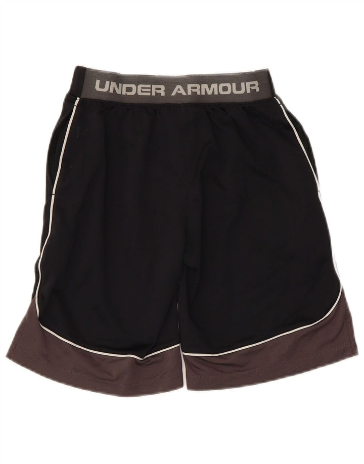 Under Armour drenge grafiske sportsshorts 7-8 år Small Black Colourblock