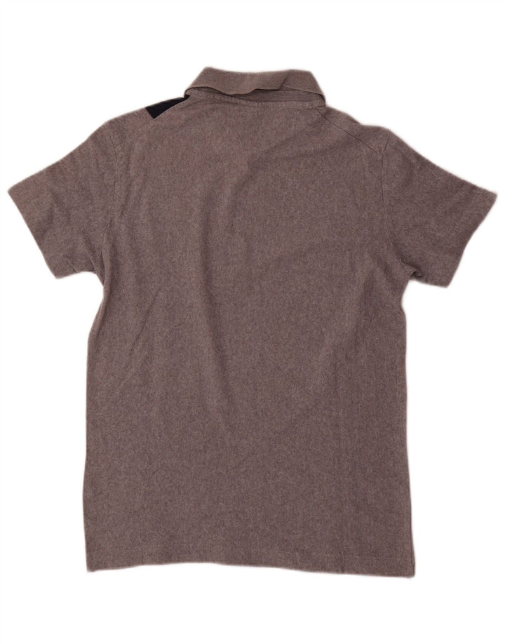 Bikkembergs Herre Polo Shirt Lille Grå Colourblock Bomuld
