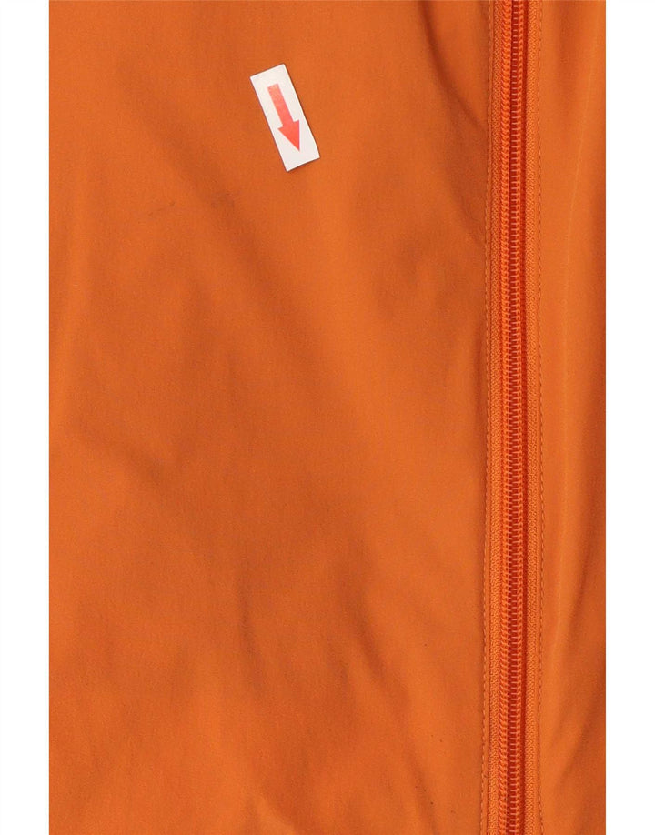 Zara Herre Bomber Jacket UK 38 Medium Orange Nylon