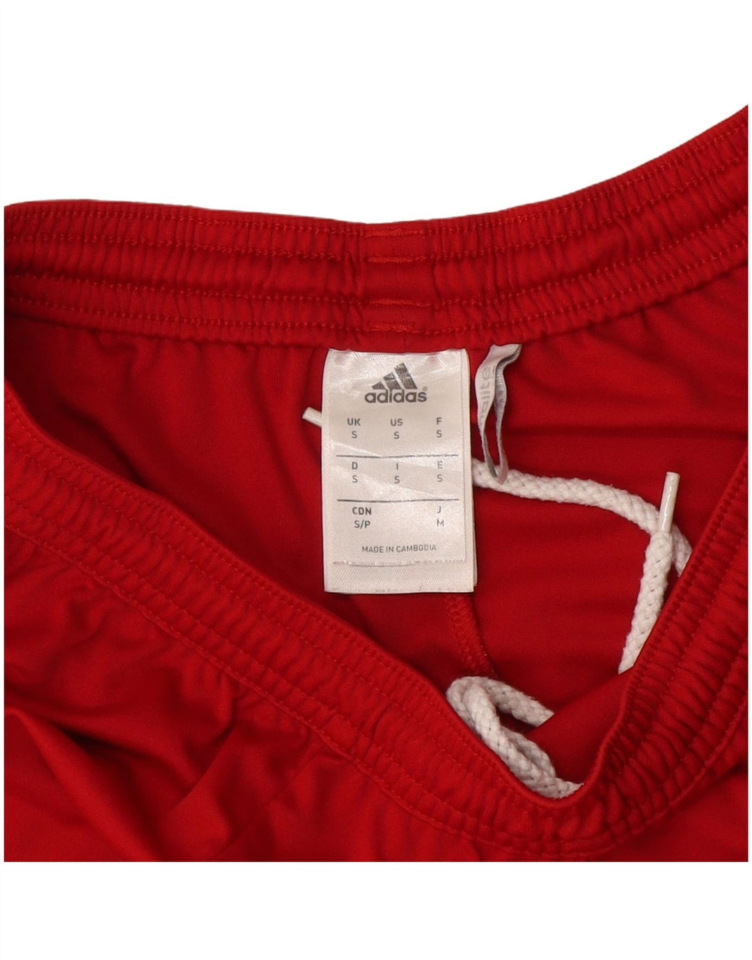 Adidas Herre Climalite Sportshorts Small Red Colourblock Polyester
