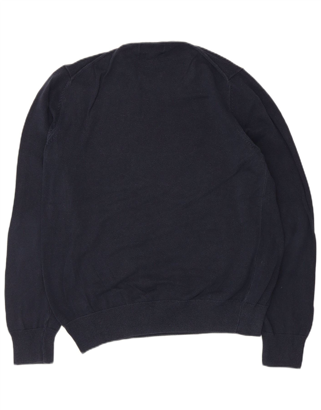 Marks & Spencer Herre sweater med rund hals, stor marineblå bomuld