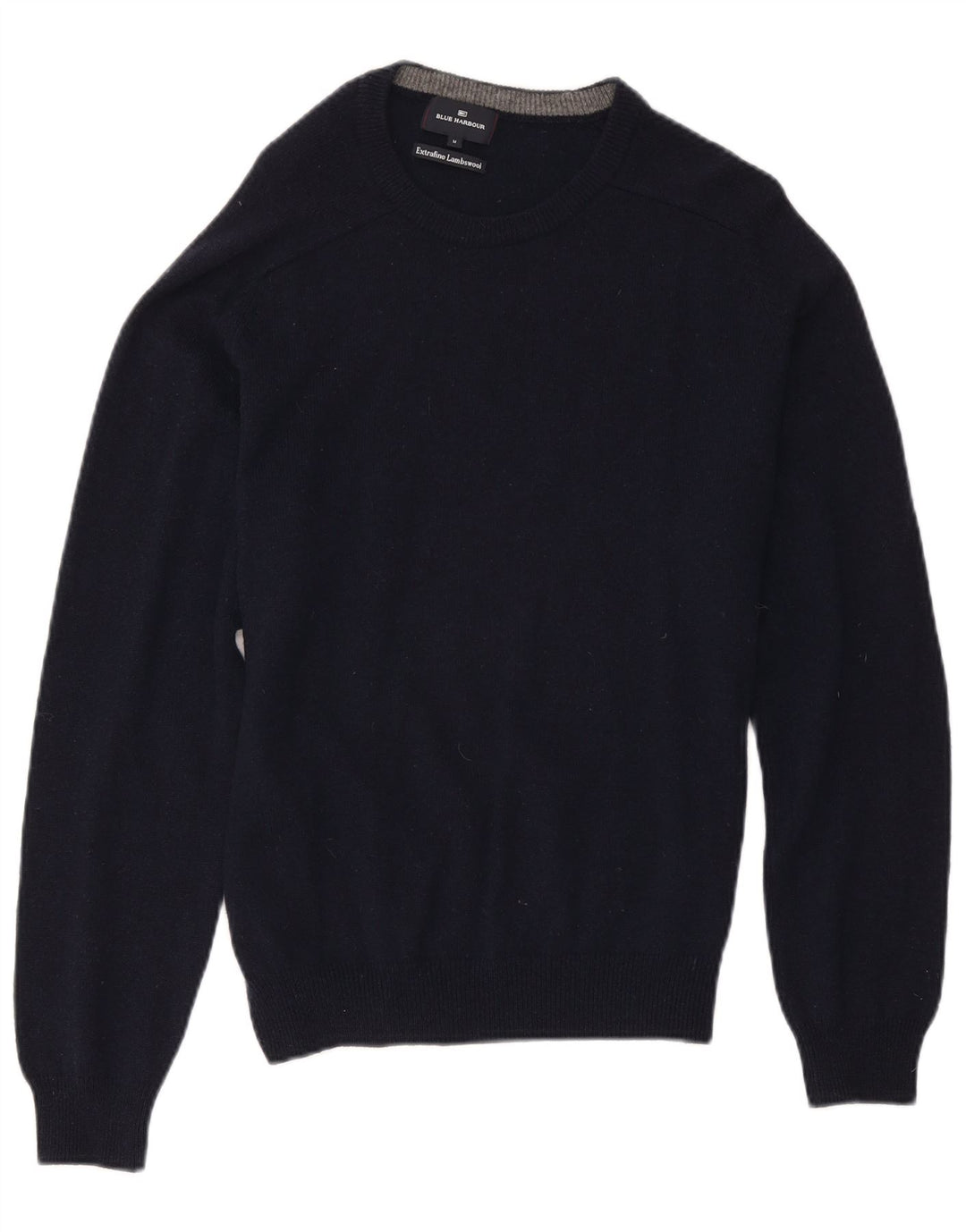 Marks & Spencer Herre Blue Harbor Crew Neck sweater Medium Navy Blue