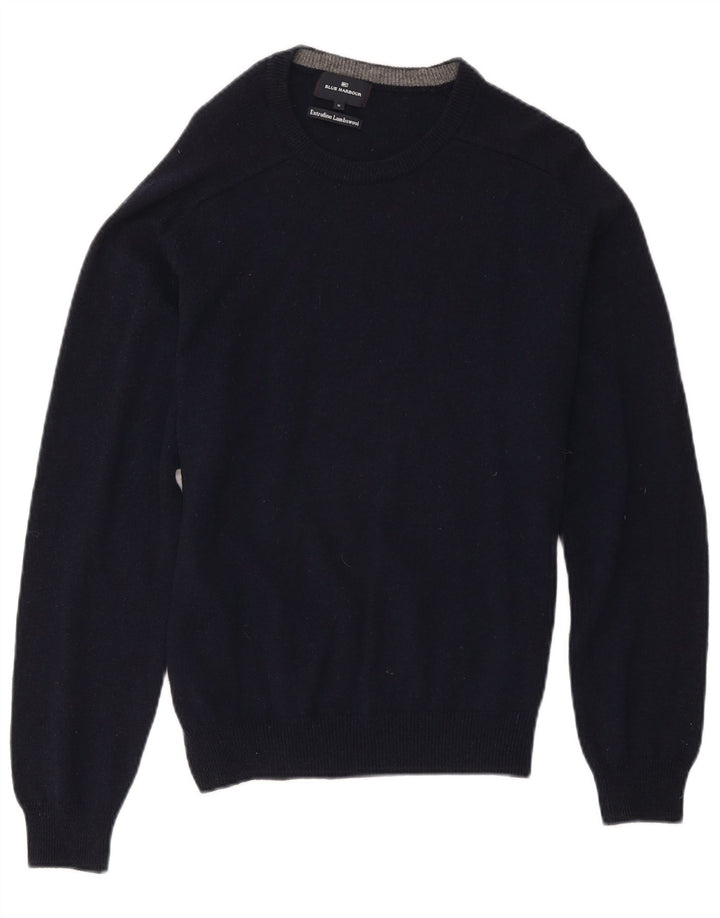 Marks & Spencer Herre Blue Harbor Crew Neck sweater Medium Navy Blue