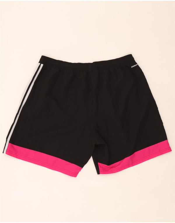Adidas Herre Aeroready Slim Fit Sportshorts 2XL Sort Colourblock Polyester