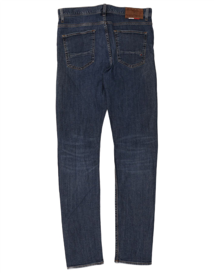 Tommy Hilfiger Herre Bleecker Slim Jeans W33 L34 Blå Bomuld