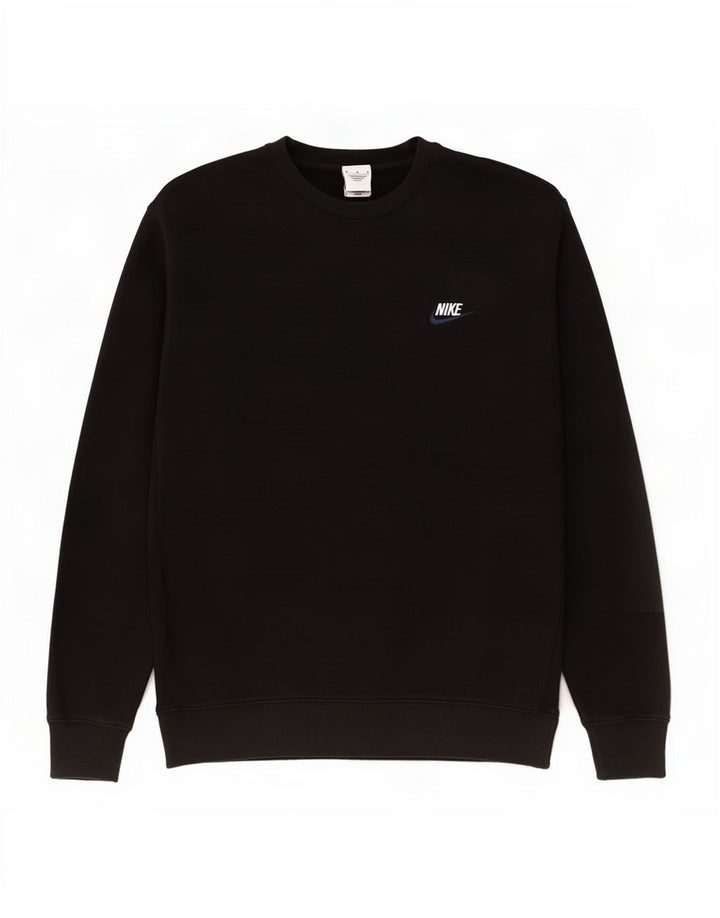 Nike Herre sweatshirt Jumper Medium Sort Bomuld