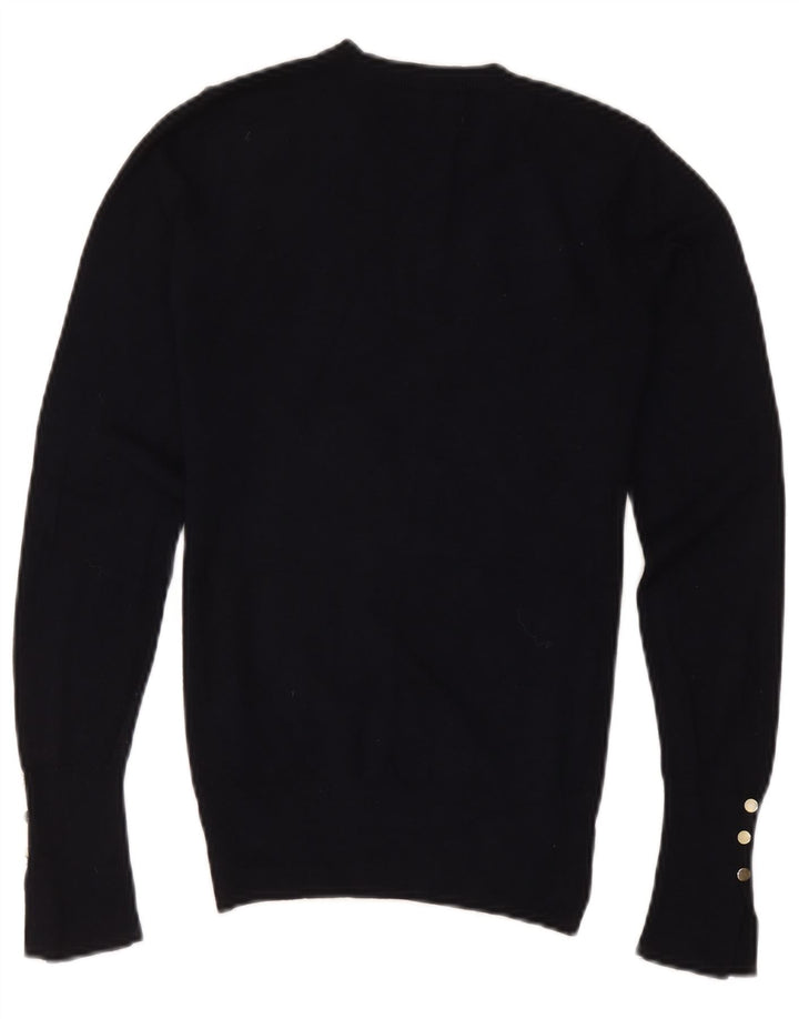 Zara Dame sweater med rund hals DK 12 Medium Sort Viscose