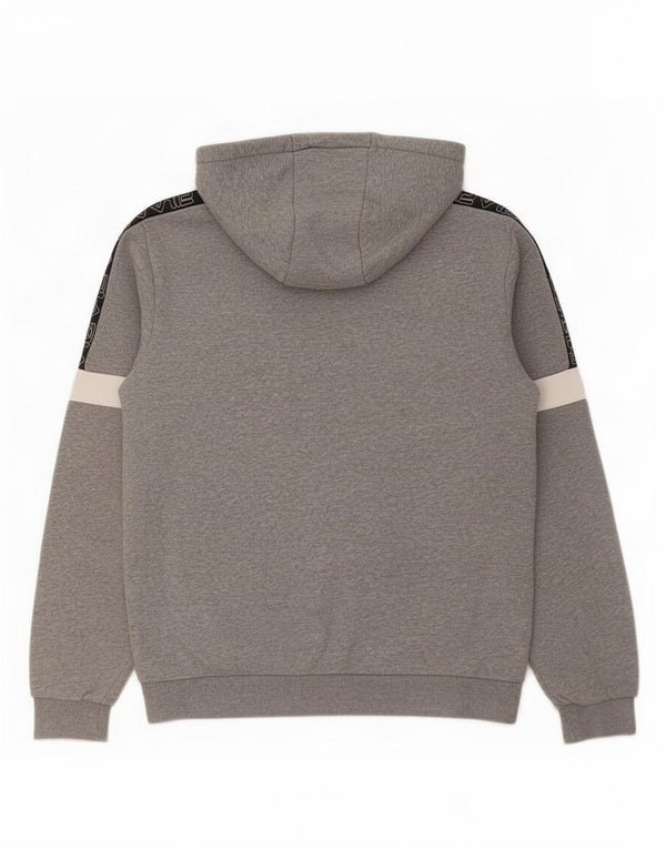 Fila Herre hættetrøje Jumper Medium Grey Colourblock Bomuld