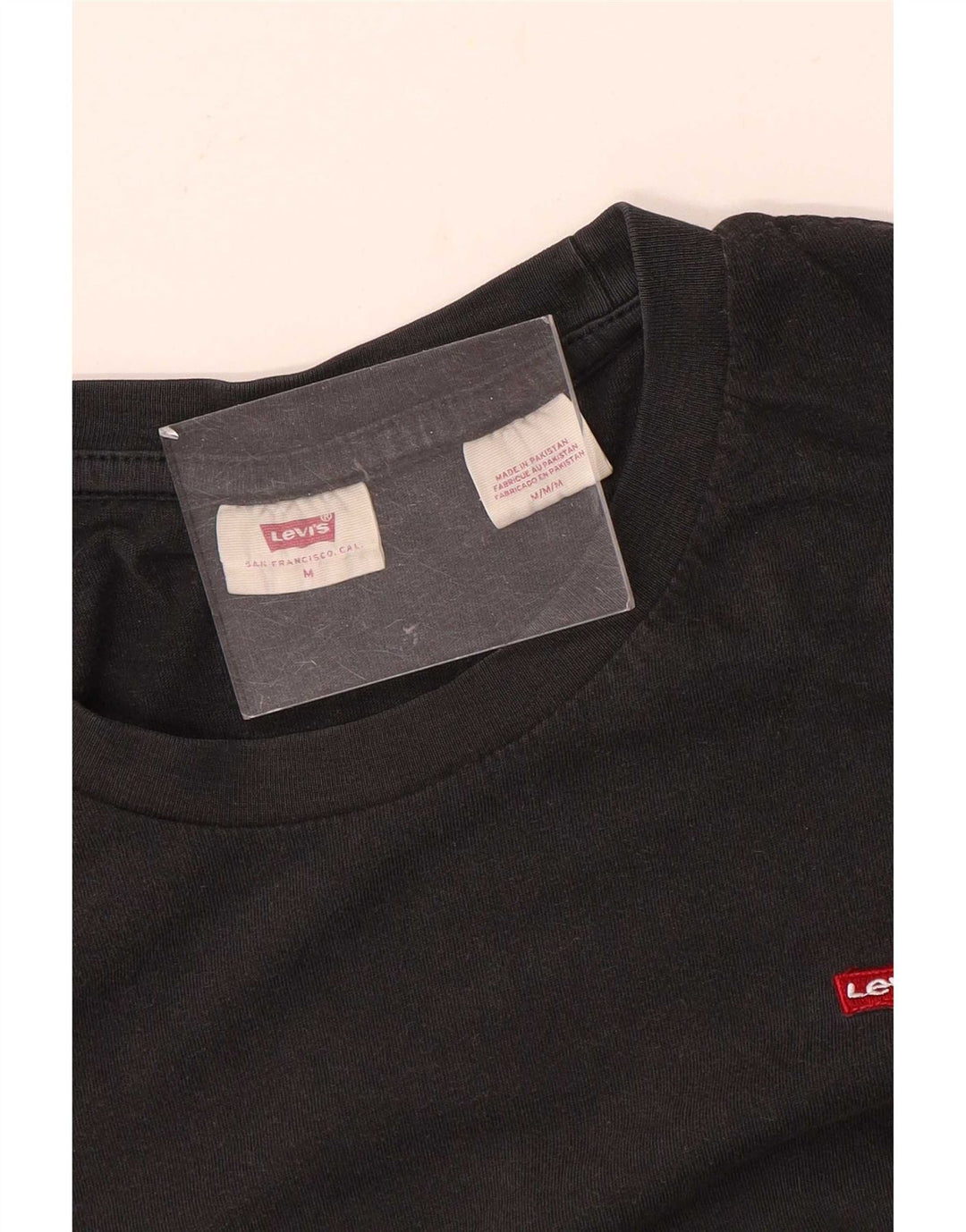 Levi's Herre T-Shirt Top Medium Sort