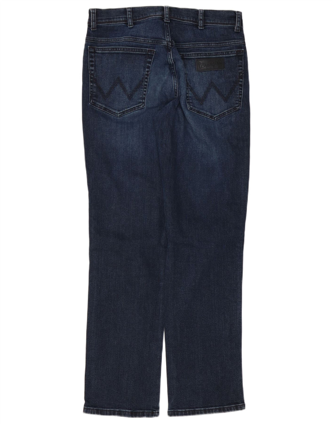 Wrangler Herre Texas Straight Jeans W32 L30 Marineblå Bomuld