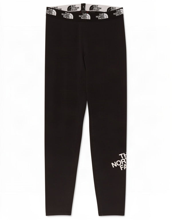 The North Face Kvinders Grafiske Leggings UK 14 Stor Sort Bomuld