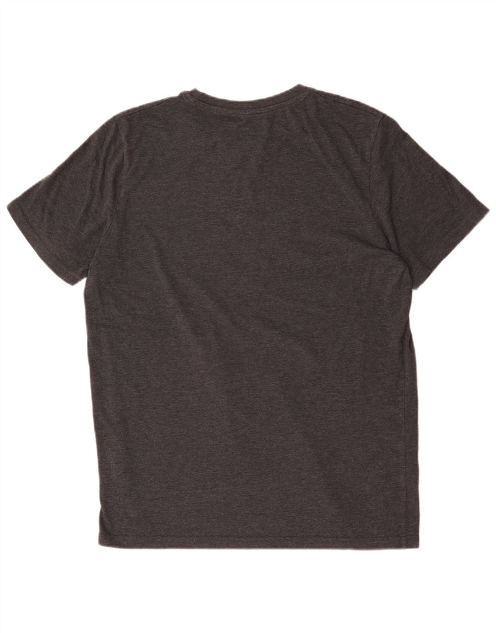 Jack & Jones Herre grafisk T-shirt Top XL Grå Bomuld