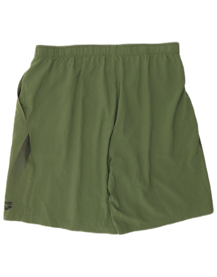 Arena Herre Sportshorts Large Khaki Polyester