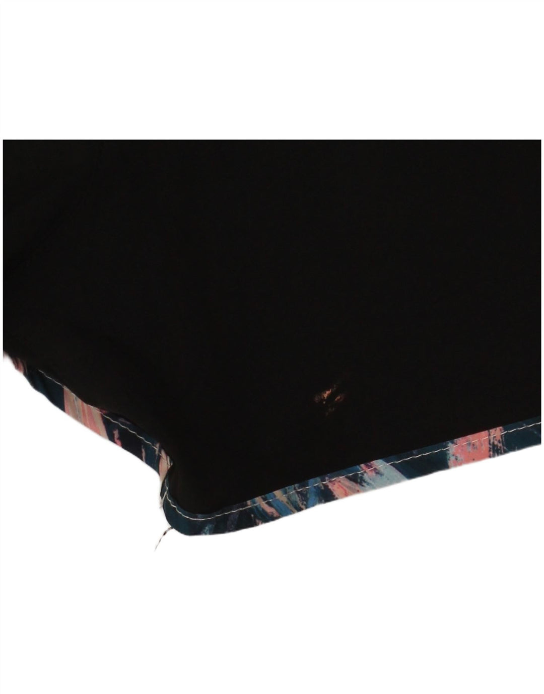 Nike Dame Dri Fit Sports Shorts UK 14 Large Black Colourblock Polyester