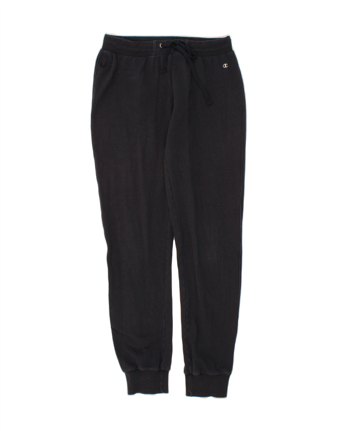 CHAMPION Womens Tracksuit Trousers Joggers UK 12 Medium Navy Blue Vintage Champion and Second-Hand Champion from Messina Hembry 