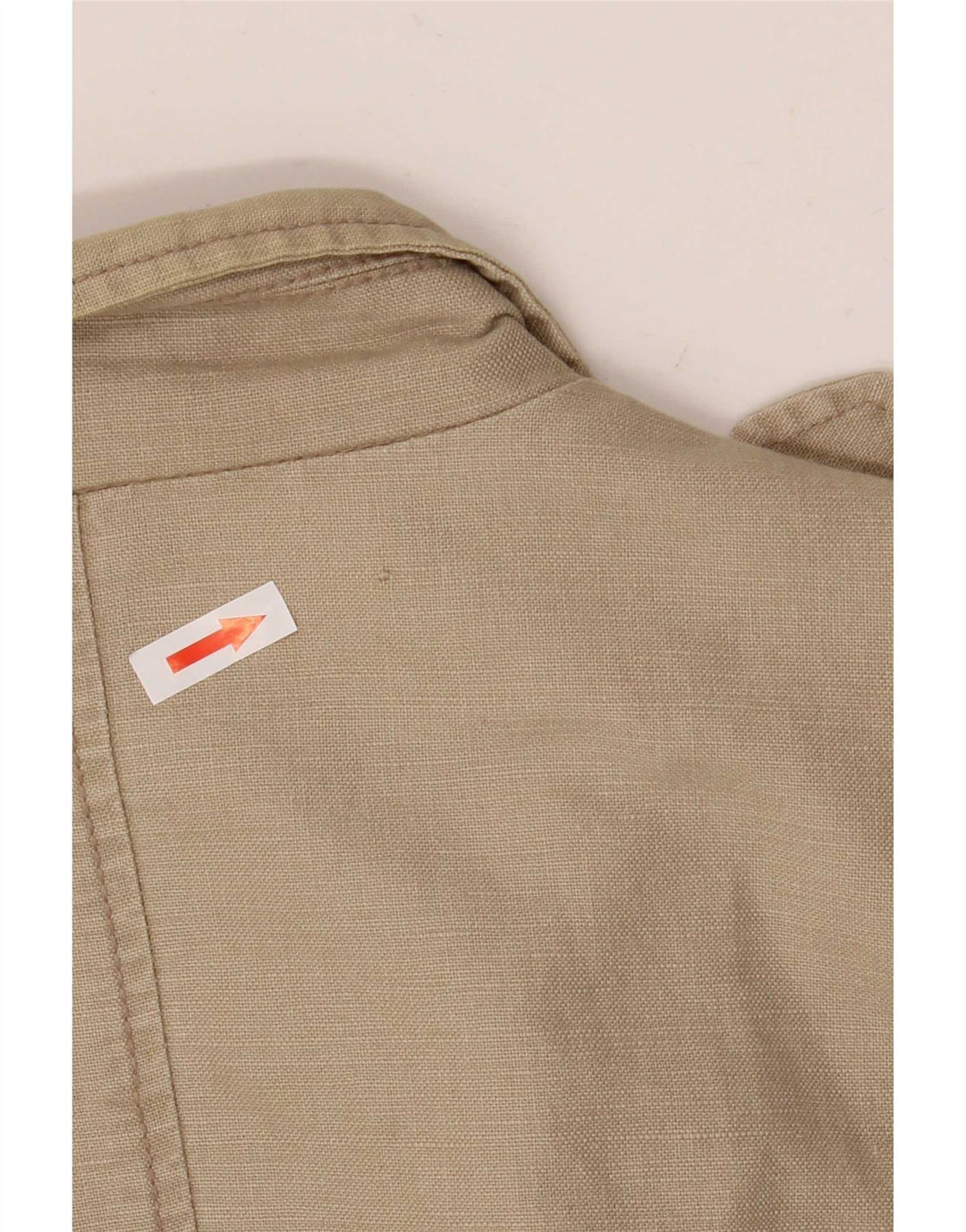 Jan Paulsen Herre Military Jacket EU 54 2XL Beige Linen
