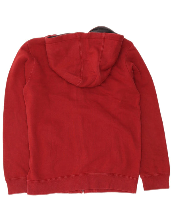 Champion drenge hættetrøje med lynlås 9-10 år Medium Rød Colourblock Bomuld