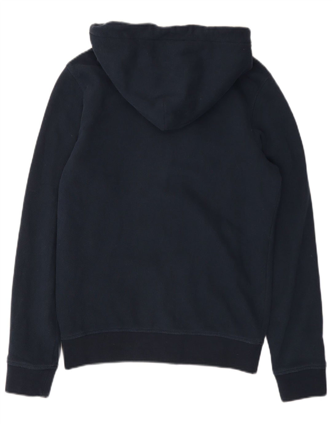 GANT Herre grafisk hættetrøje med lynlås lille marineblå bomuld