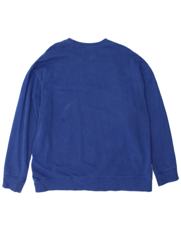 Levi's Herre Relaxed Graphic Sweatshirt Jumper XL Blå Bomuld