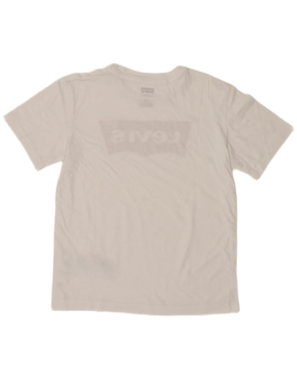 Levi's Boys Grafisk T-Shirt Top 13-14 År Hvid Bomuld