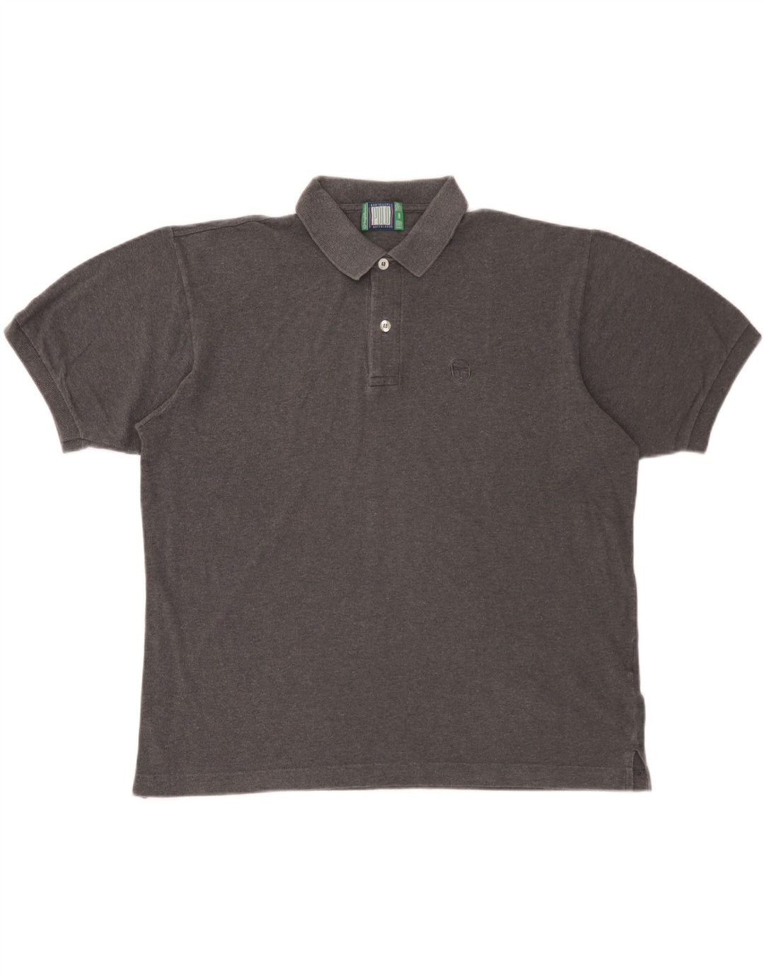 Sergio Tacchini Herre poloshirt Stor grå bomuld