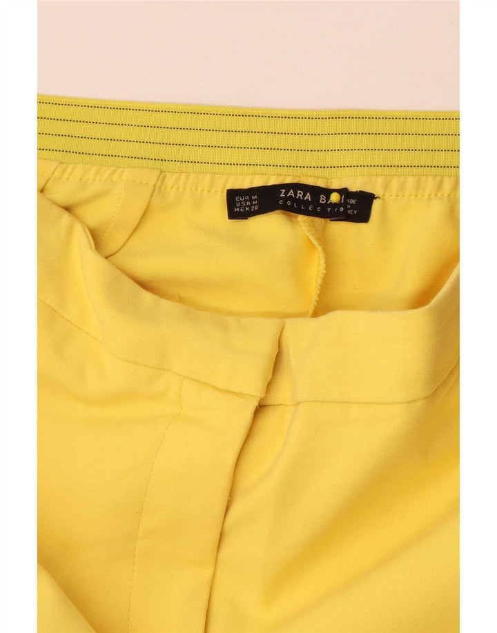 Zara Dame Slim Suit Bukser Medium W28 L29 Gul