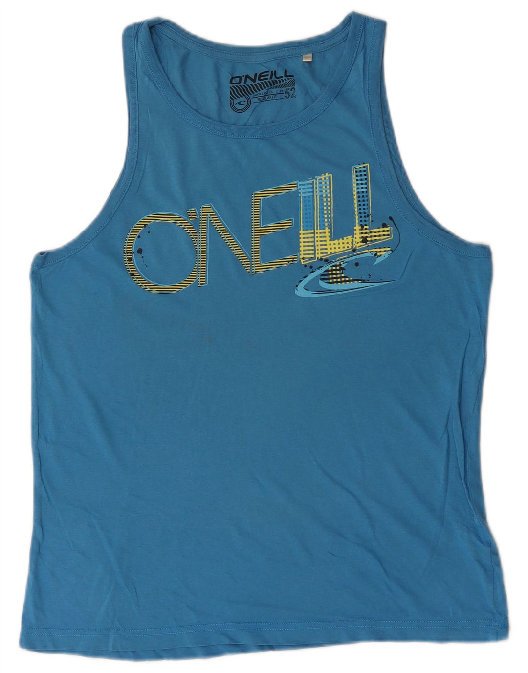 O'Neill Herre Regular Fit Grafisk Vest Top Medium Blue Bomuld