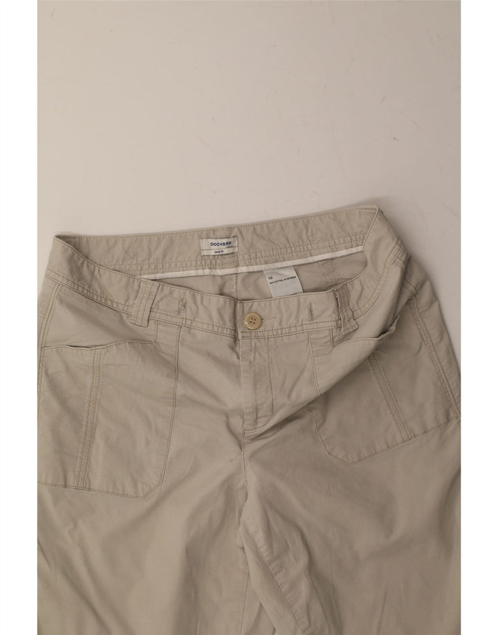 DOCKERS Womens Casual Shorts US 10 Large W34  Beige Cotton Vintage Dockers and Second-Hand Dockers from Messina Hembry 