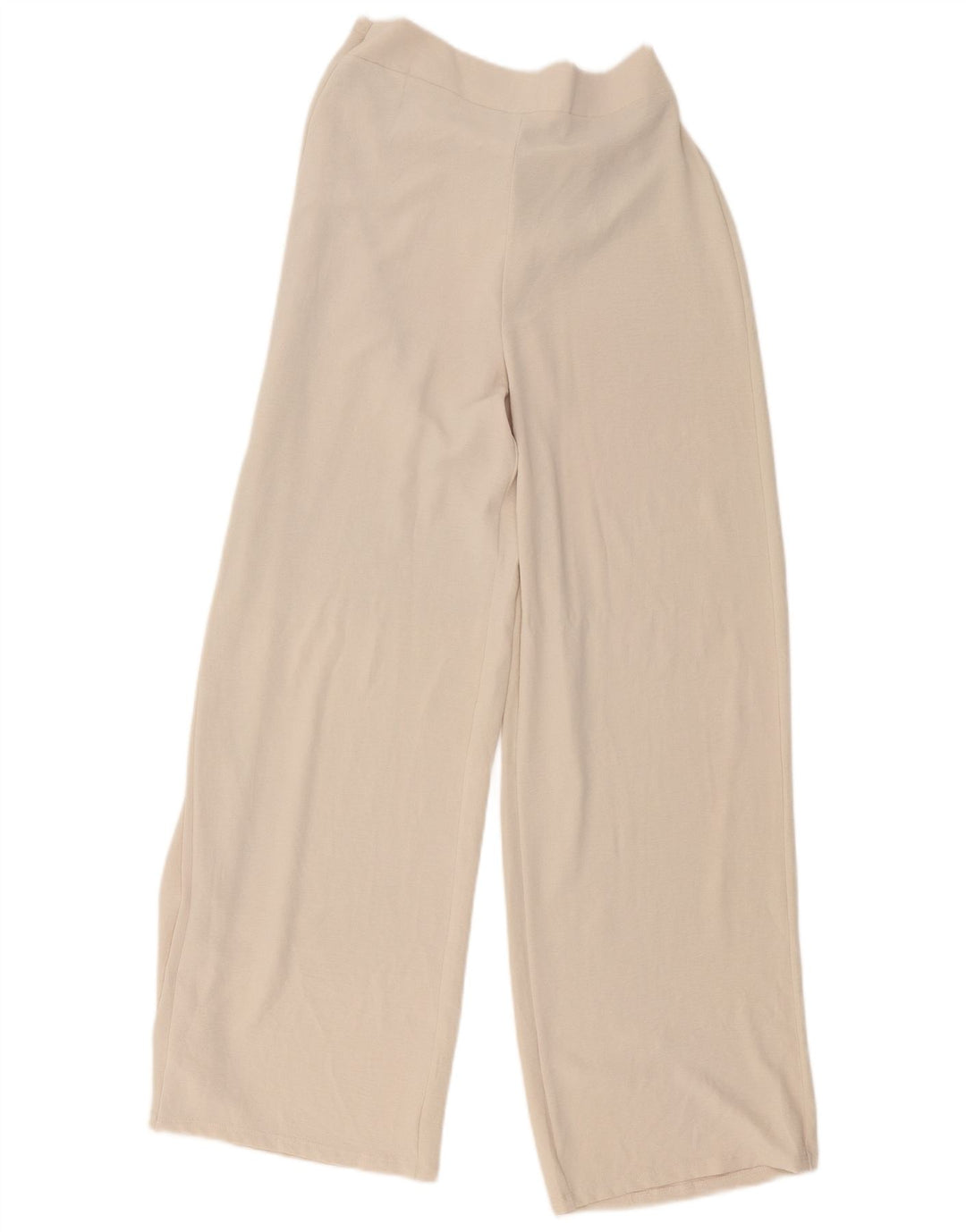 Zara Womens Wide Leg Wrap Bukser Medium W26 L30 Beige Polyester