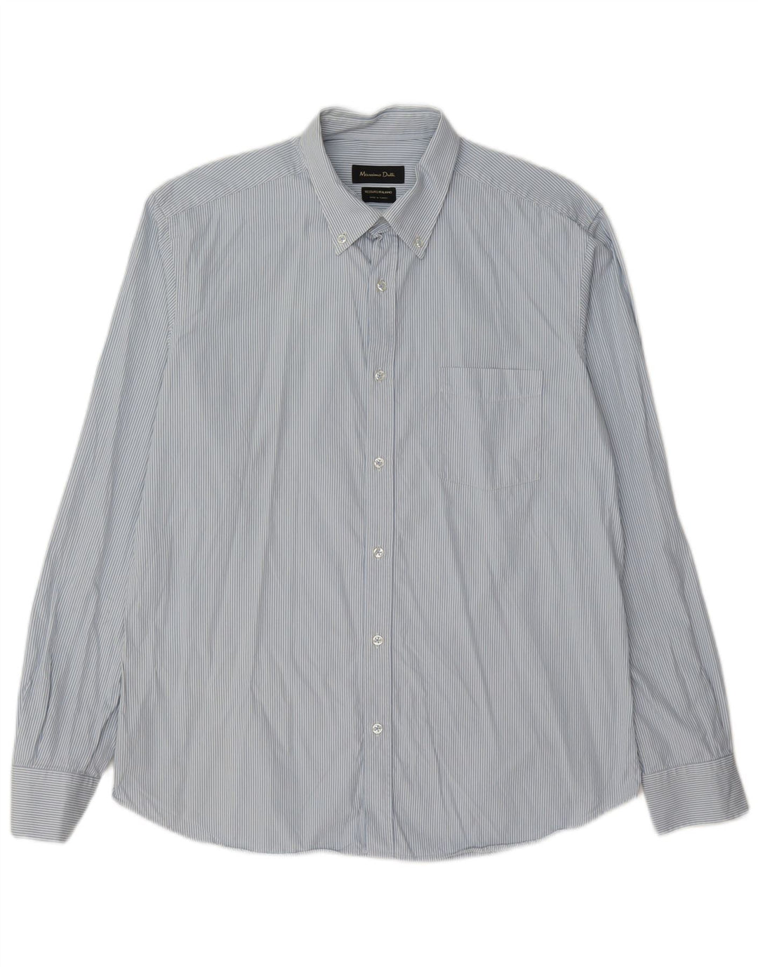 Massimo Dutti Herreskjorte Stor Blå Stribet