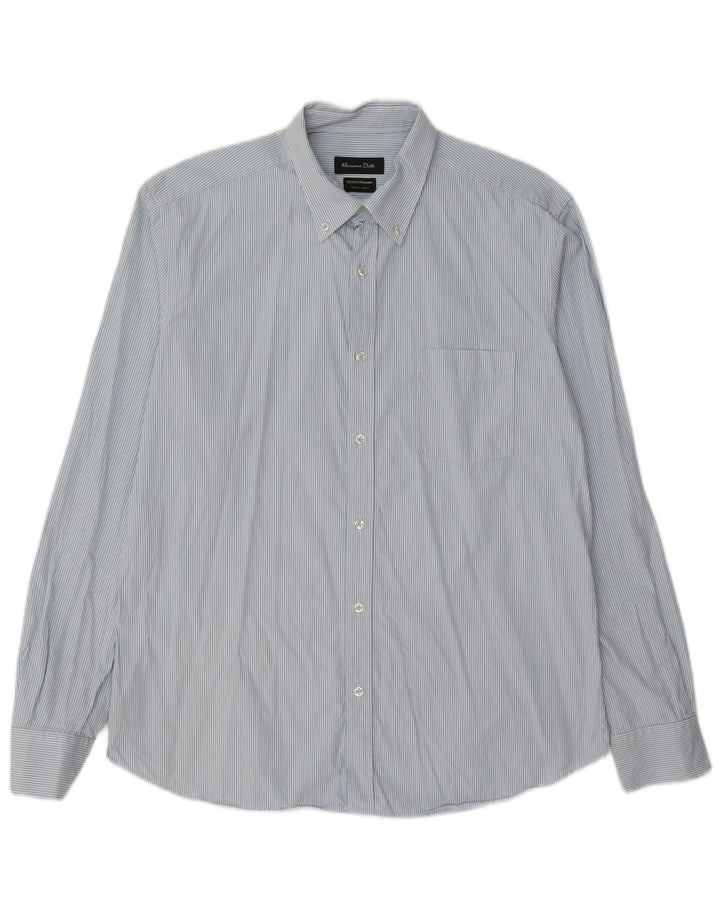 Massimo Dutti Herreskjorte Stor Blå Stribet