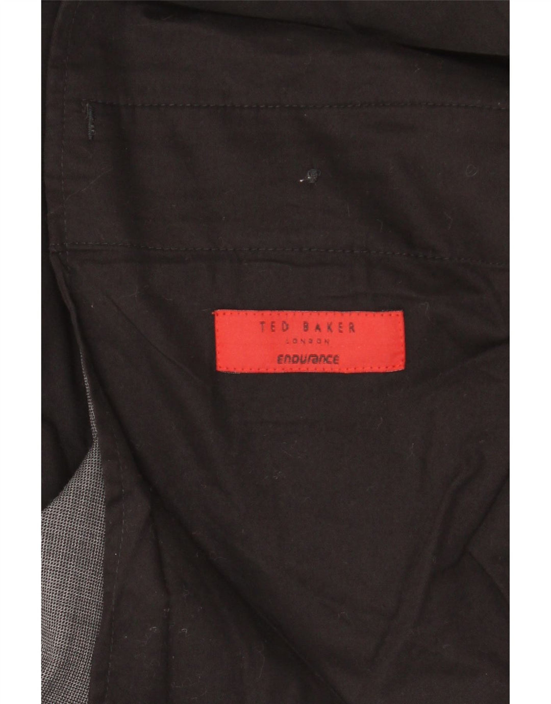 TED BAKER Lige jakkesæt til mænd W40 L32 Grå uld