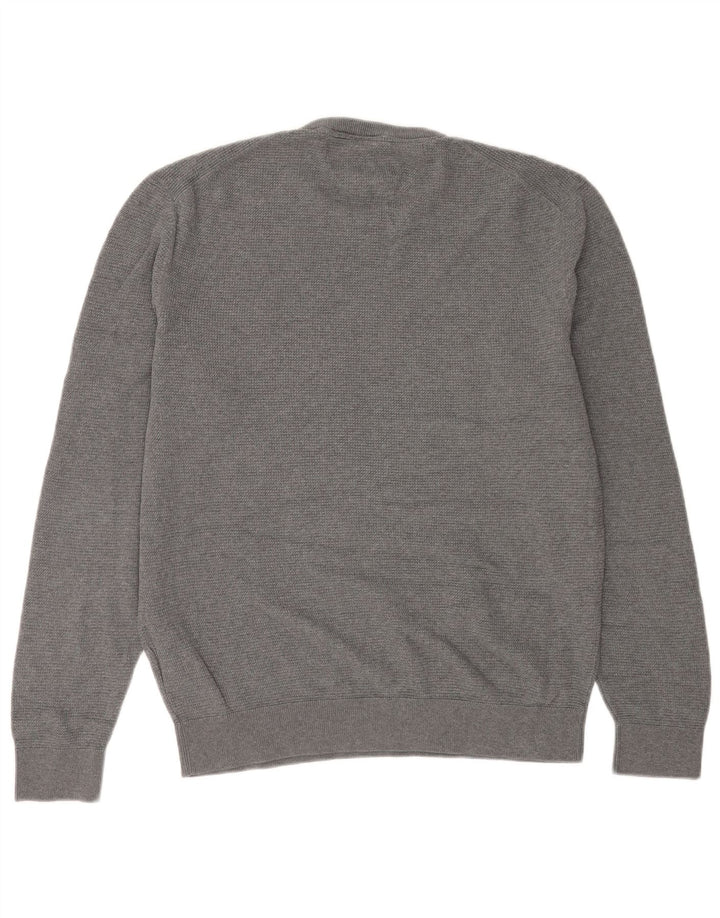 Lerros Herre sweater med rund hals XL grå bomuld