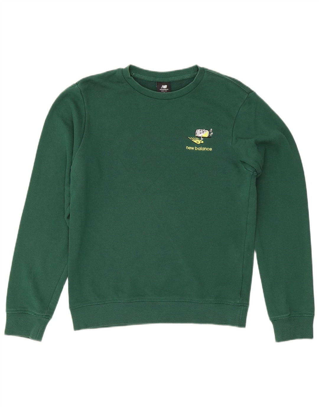 New Balance Herre Sweatshirt Jumper lille grøn bomuld